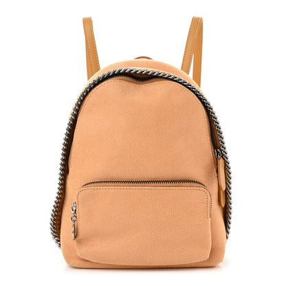 Stella McCartney Shaggy Deer Mini Falabella Backpack Honey 1 of 10