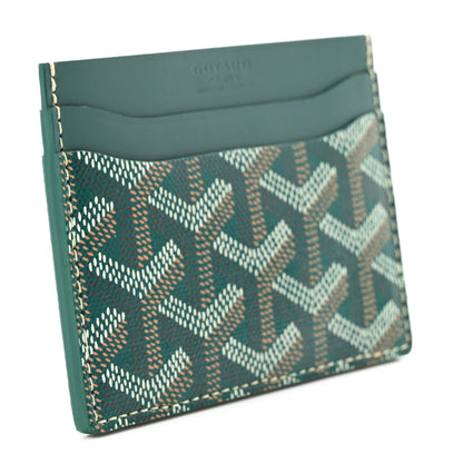 Goyard Goyardine Saint Sulpice Card Holder Green 3 of 7