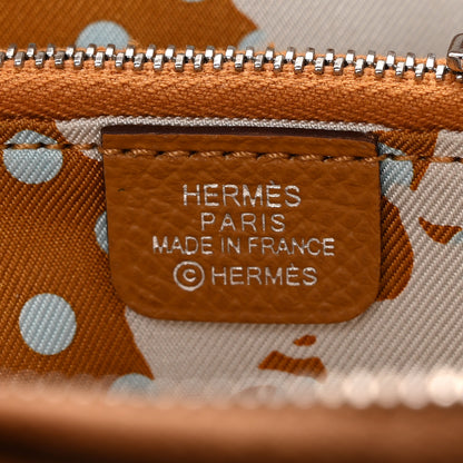 Hermes Epsom Silk'In Compact Wallet Sesame 6 of 12