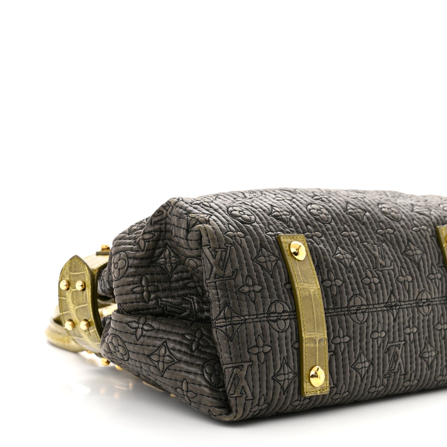 Monogram Motard Alligator Biker Vert Grey
