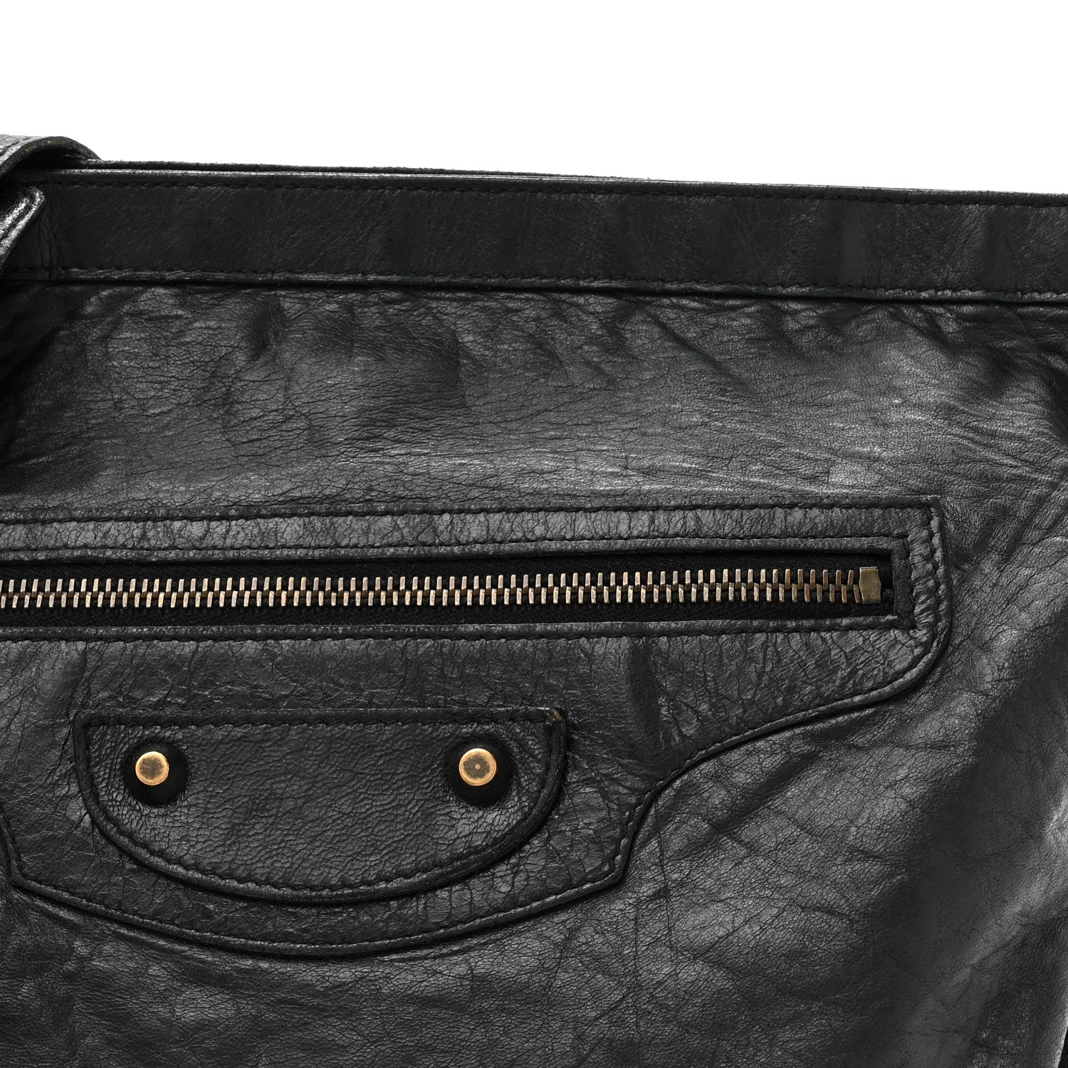Balenciaga Agneau Classic Hardware Flat Messenger Black 9 of 11