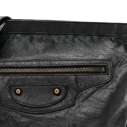Balenciaga Agneau Classic Hardware Flat Messenger Black 9 of 11