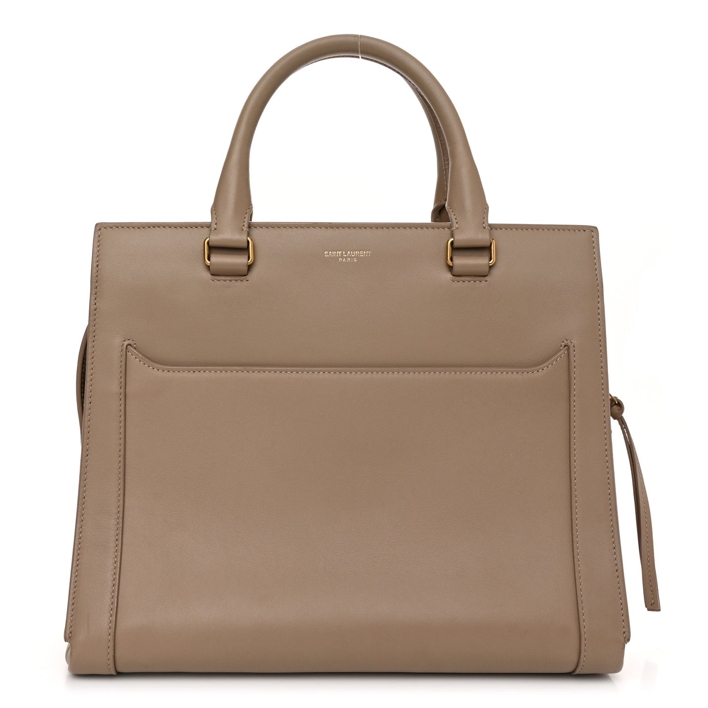 Smooth Calfskin Medium East Side Tote Beige