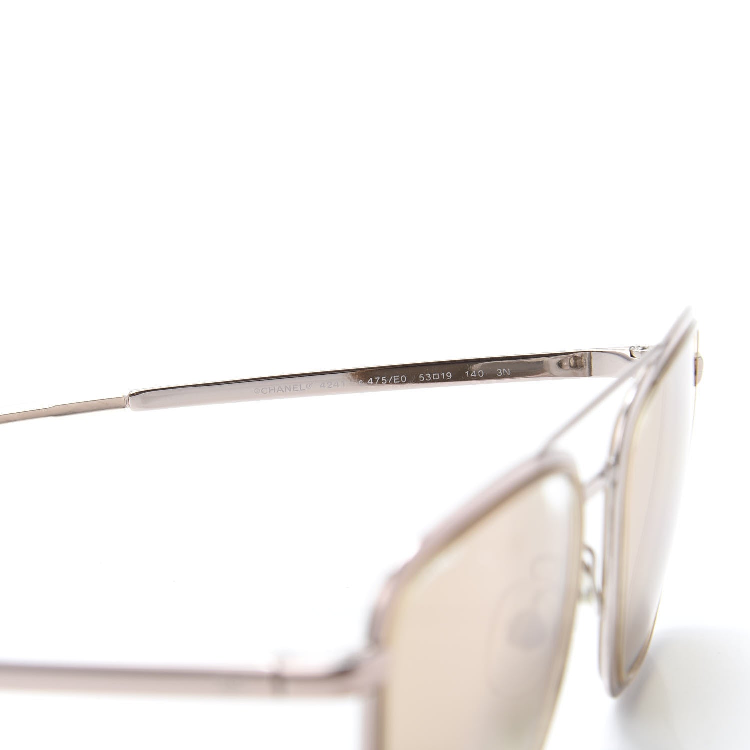 Chanel Pilot Sunglasses 4241 Gold 6 of 8