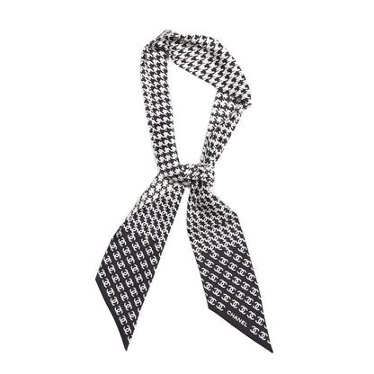 Chanel Silk CC Scarf Black 1 of 5