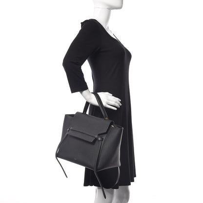 Celine Grained Calfskin Mini Belt Bag Black 3 of 14