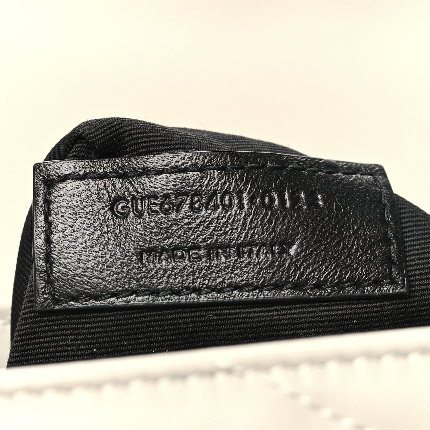 Saint Laurent Calfskin Y Quilted Monogram Toy Loulou Crossbody Bag Blanc Vintage 8 of 13
