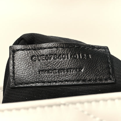 Saint Laurent Calfskin Y Quilted Monogram Toy Loulou Crossbody Bag Blanc Vintage 8 of 13