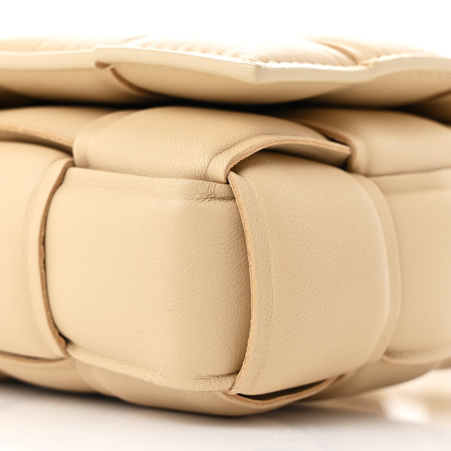 Bottega Veneta Nappa Maxi Intreccio Small Padded Cassette Crossbody Bag Porridge 10 of 11