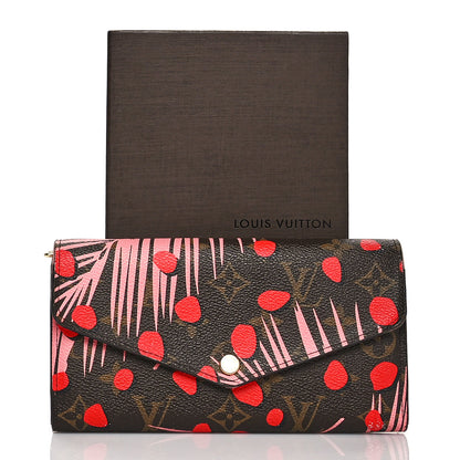 Louis Vuitton Monogram Jungle Dots Sarah Wallet Sugar Pink Poppy 13 of 13
