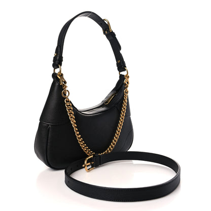 Gucci Goatskin Small Aphrodite Shoulder Bag Black 3 of 9