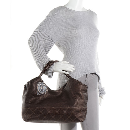 Chanel Calfskin Baby Coco Cabas Bronze 2 of 8