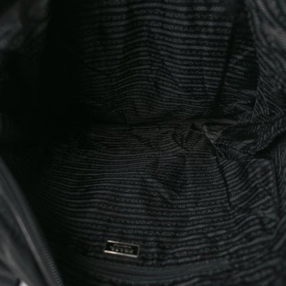 Prada Tessuto Nylon Saffiano Tote Black 5 of 8