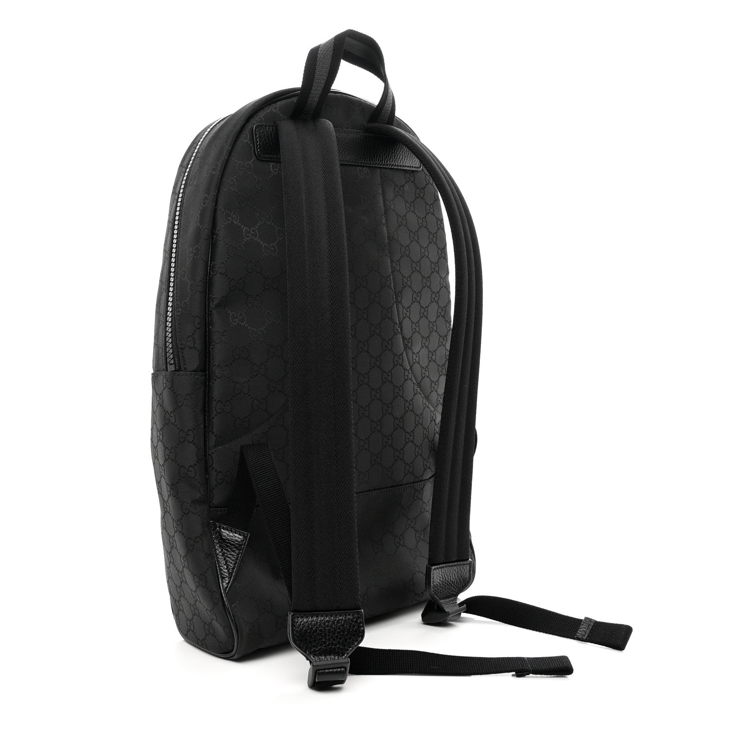Gucci Nylon Monogram Slim Backpack Black 3 of 10