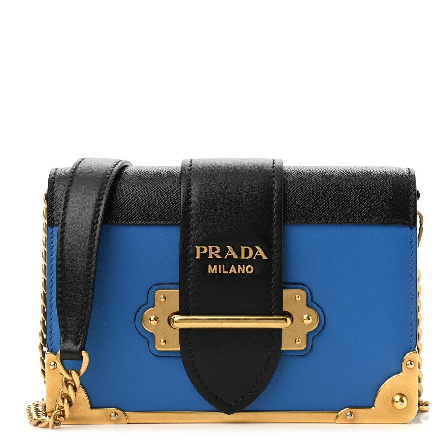 City Calf Saffiano Cahier Bag Marea Black