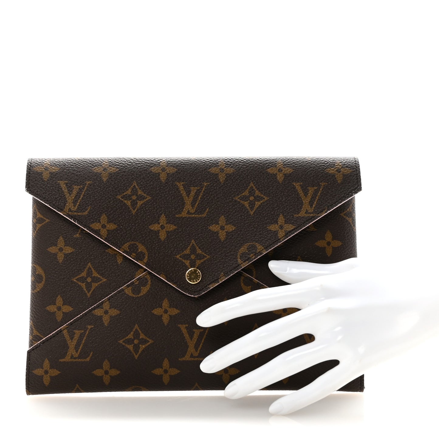Monogram Large Kirigami Pochette Insert Rose Ballerine