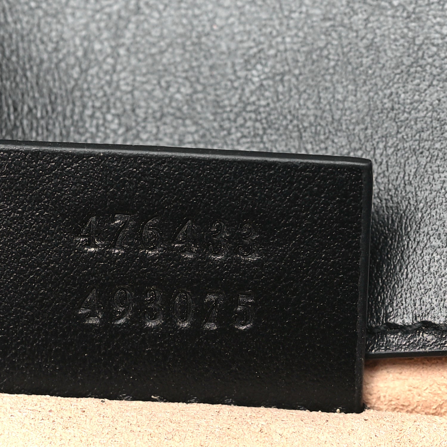 Gucci Calfskin Matelasse Super Mini GG Marmont Shoulder Bag Black 7 of 9