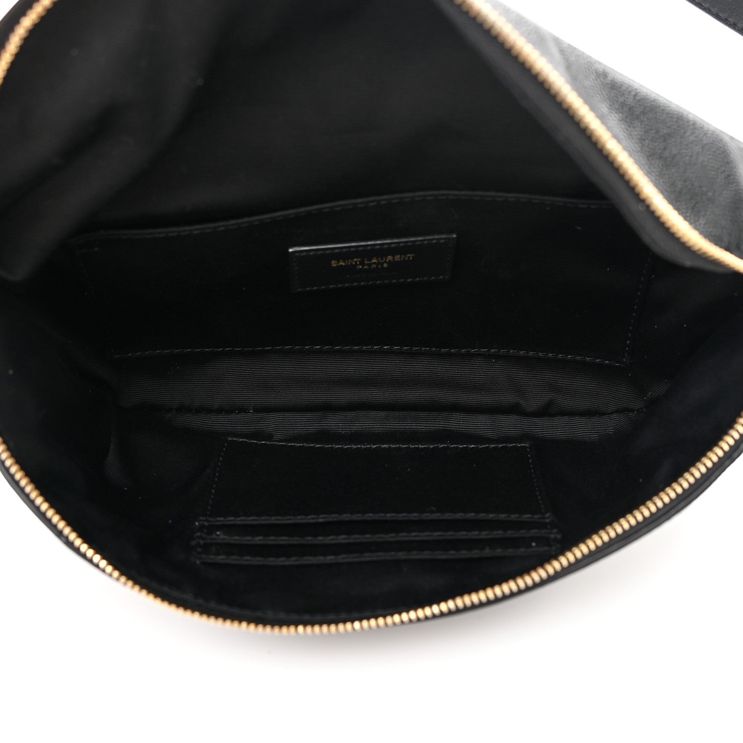Saint Laurent Grain De Poudre Monogram Belt Bag Black 5 of 12