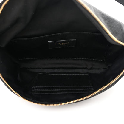 Saint Laurent Grain De Poudre Monogram Belt Bag Black 5 of 12