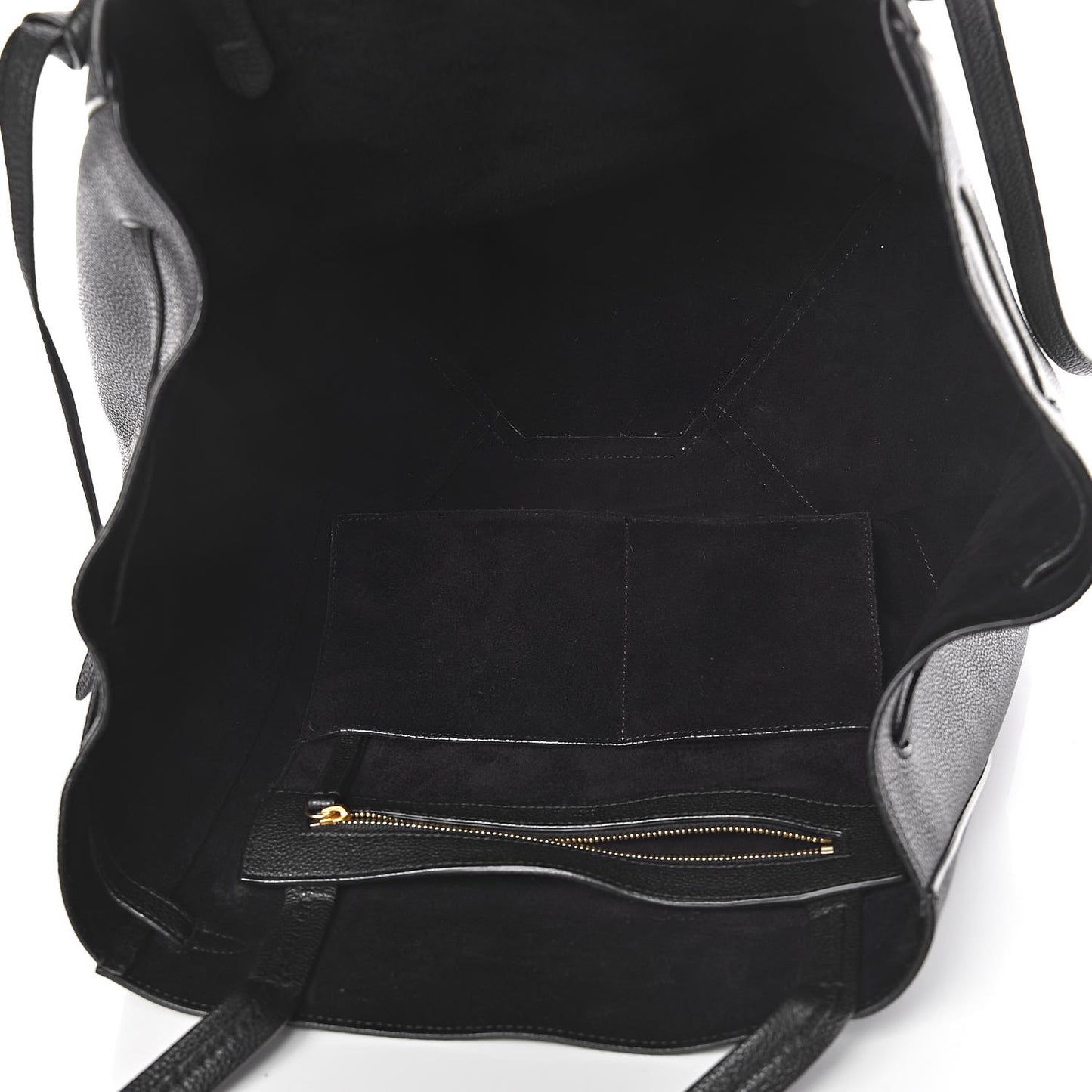 Soft Grained Calfskin Medium Belt Cabas Phantom Black