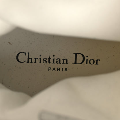 Christian Dior Resille Calfskin Womens Dior Solar Ankle Boots 38 White 8 of 9