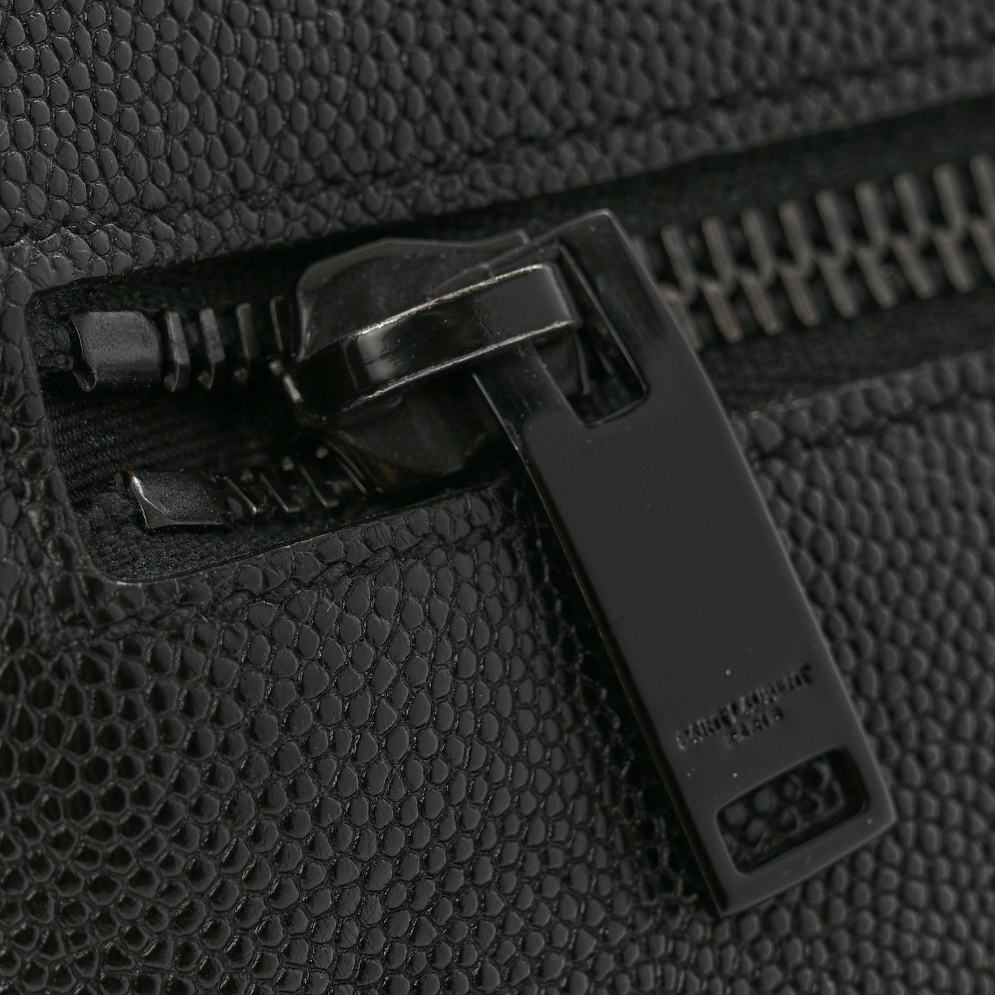 Grain De Poudre Medium West Hollywood Monogram Fold-Over Black