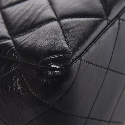 Chanel Lambskin Quilted Jumbo Single Flap Black 6 of 12