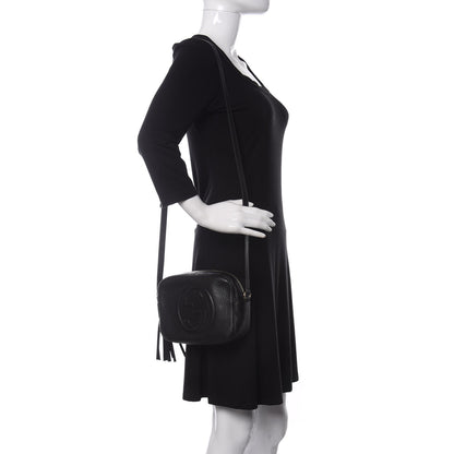 Gucci Pebbled Calfskin Small Soho Disco Bag Black 2 of 10