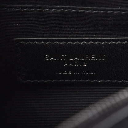 Saint Laurent Calfskin Matelasse Monogram Lou Belt Bag Black 6 of 9