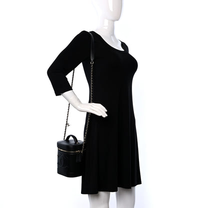 Chanel Lambskin Timeless Vanity Cosmetic Case Black 2 of 9