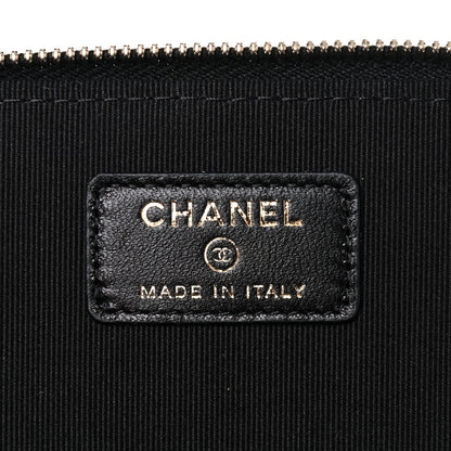Chanel Lambskin Quilted Small Top Handle Vanity Case With Chain Black 6 of 10