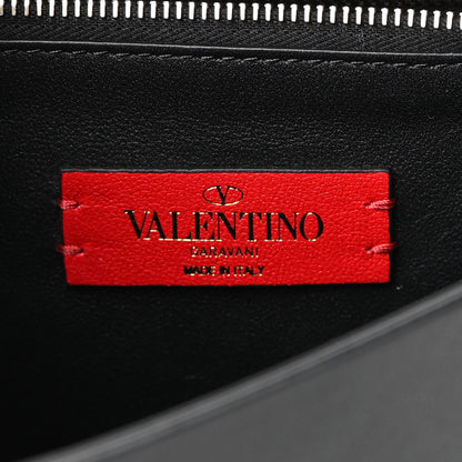 Valentino Garavani Vitello Rockstud Side Slip Crossbody Black 6 of 8