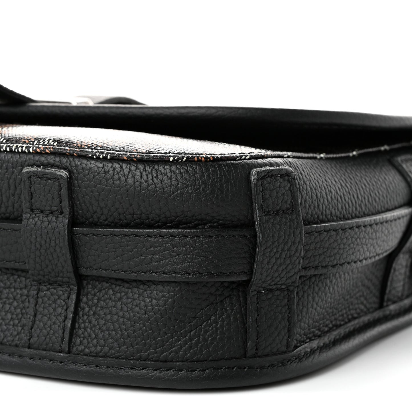 Goyardine Belvedere II PM Messenger Bag Black Black