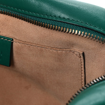 Gucci Calfskin Matelasse Small GG Marmont Chain Shoulder Bag Emerald Green 11 of 11