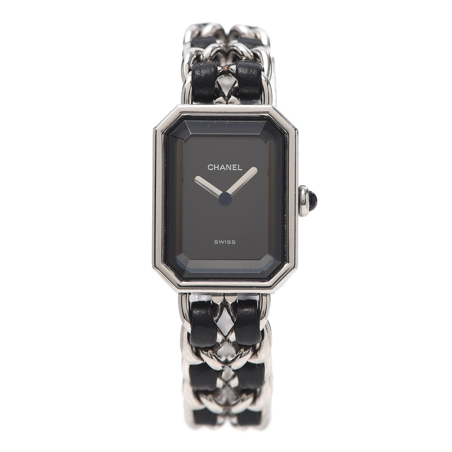 Chanel Stainless Steel Lambskin 20mm Chain Premiere Quartz Watch M 1 of 5