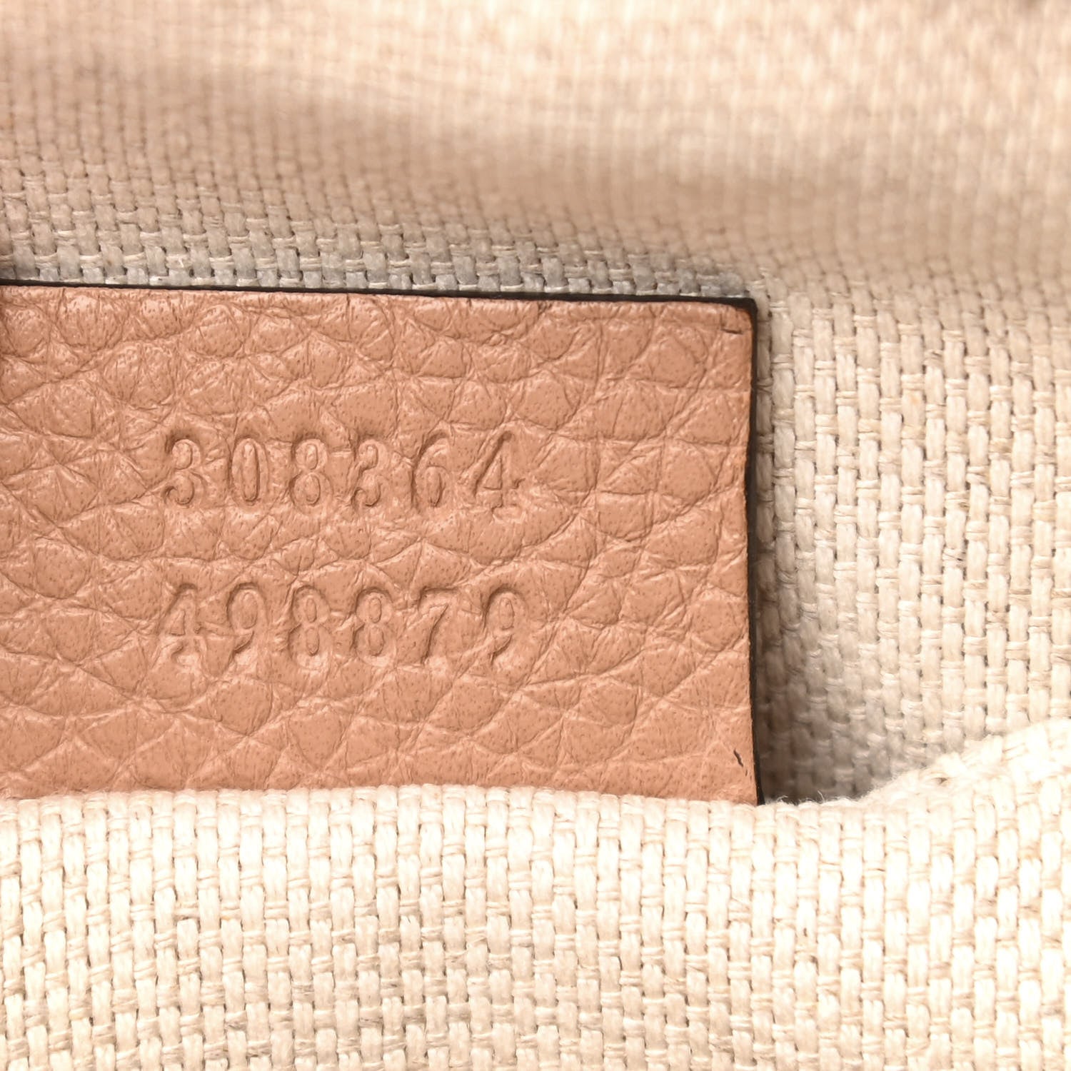 Gucci Pebbled Calfskin Small Soho Disco Bag Camelia 8 of 12