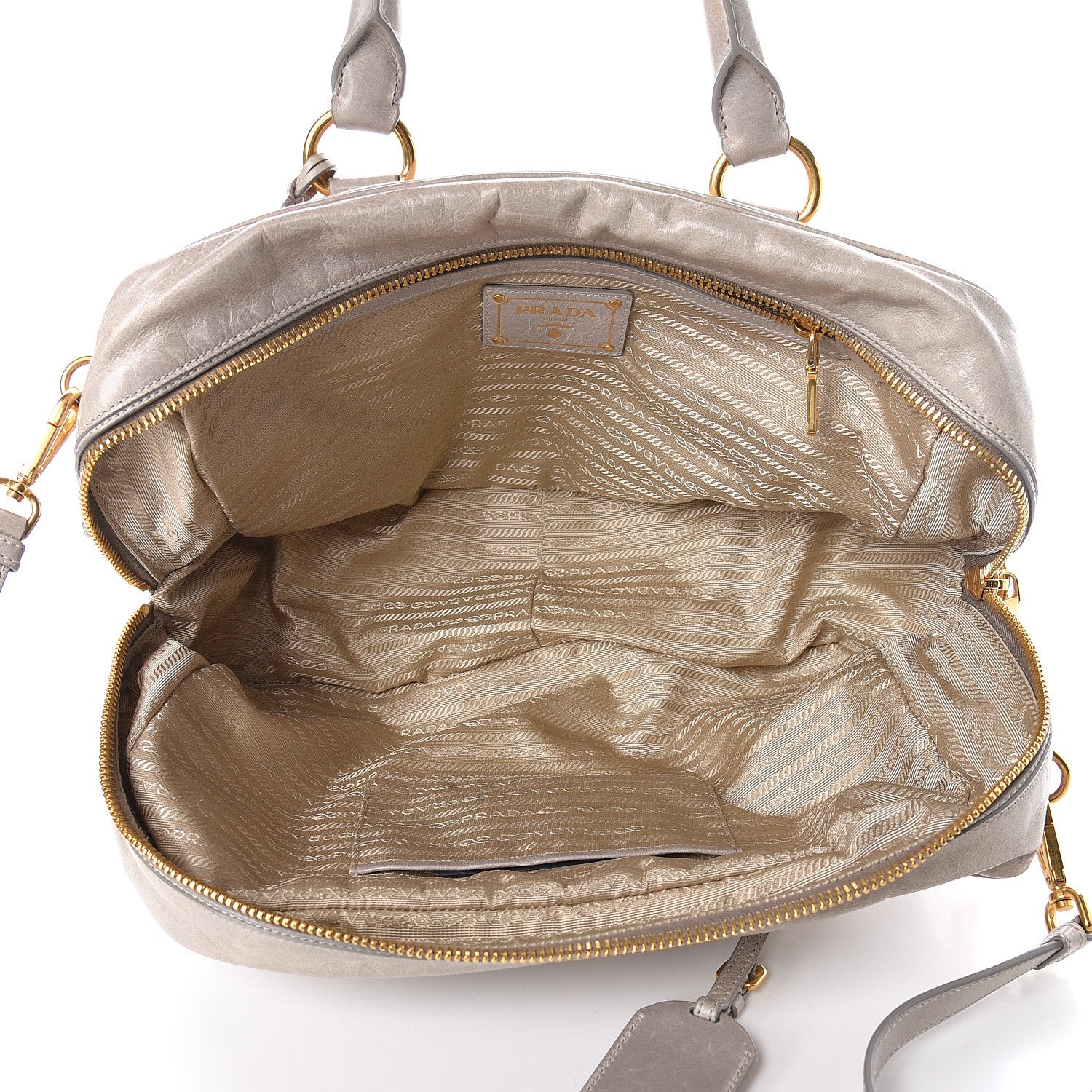 Prada Vitello Shine Bauletto Nube 5 of 18