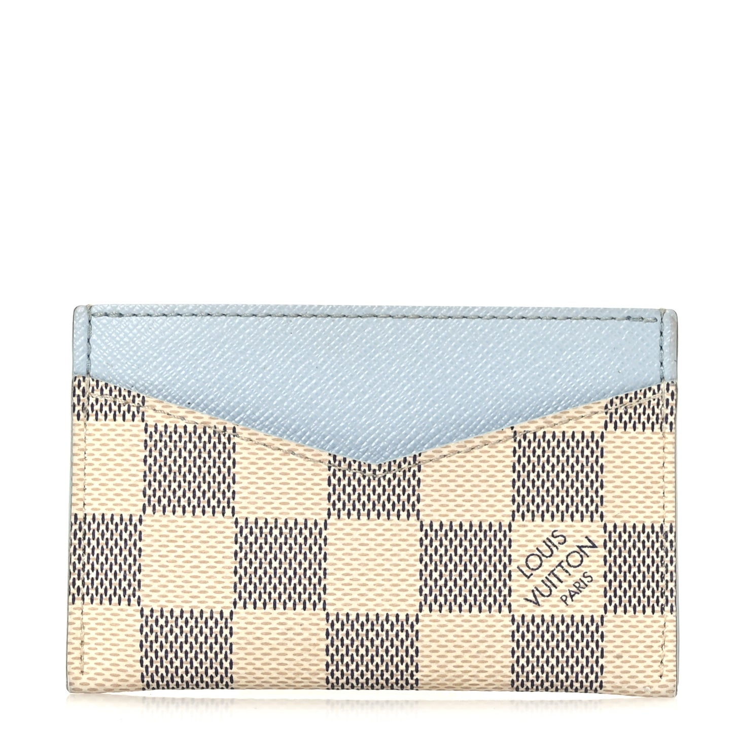 Damier Azur Daily Card Holder Olympe Blue