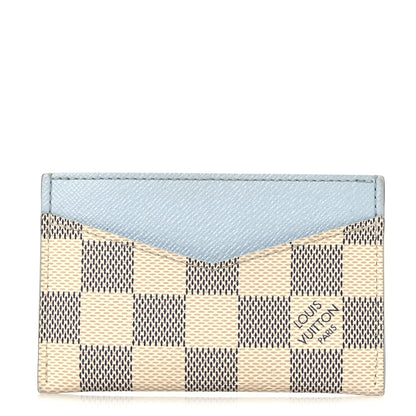 Louis Vuitton Damier Azur Daily Card Holder Olympe Blue 1 of 7