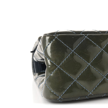 Chanel Patent Quilted 2.55 Reissue 226 Flap Blue 9 of 10