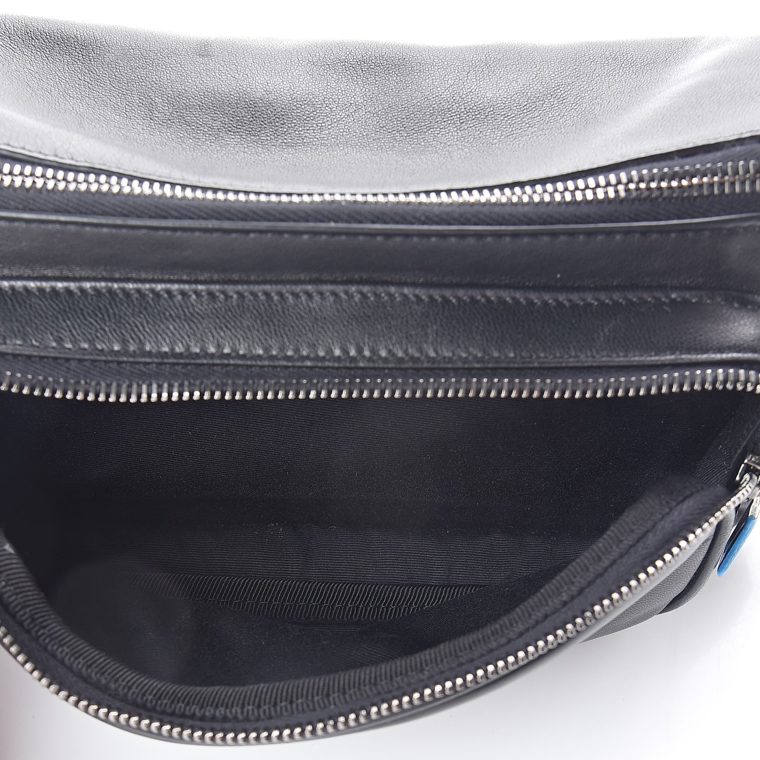 Saint Laurent Lambskin Subway Belt Bag Black 7 of 10