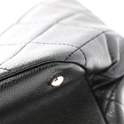 Chanel Caviar Quilted CC Timeless Soft Tote Black 11 of 15