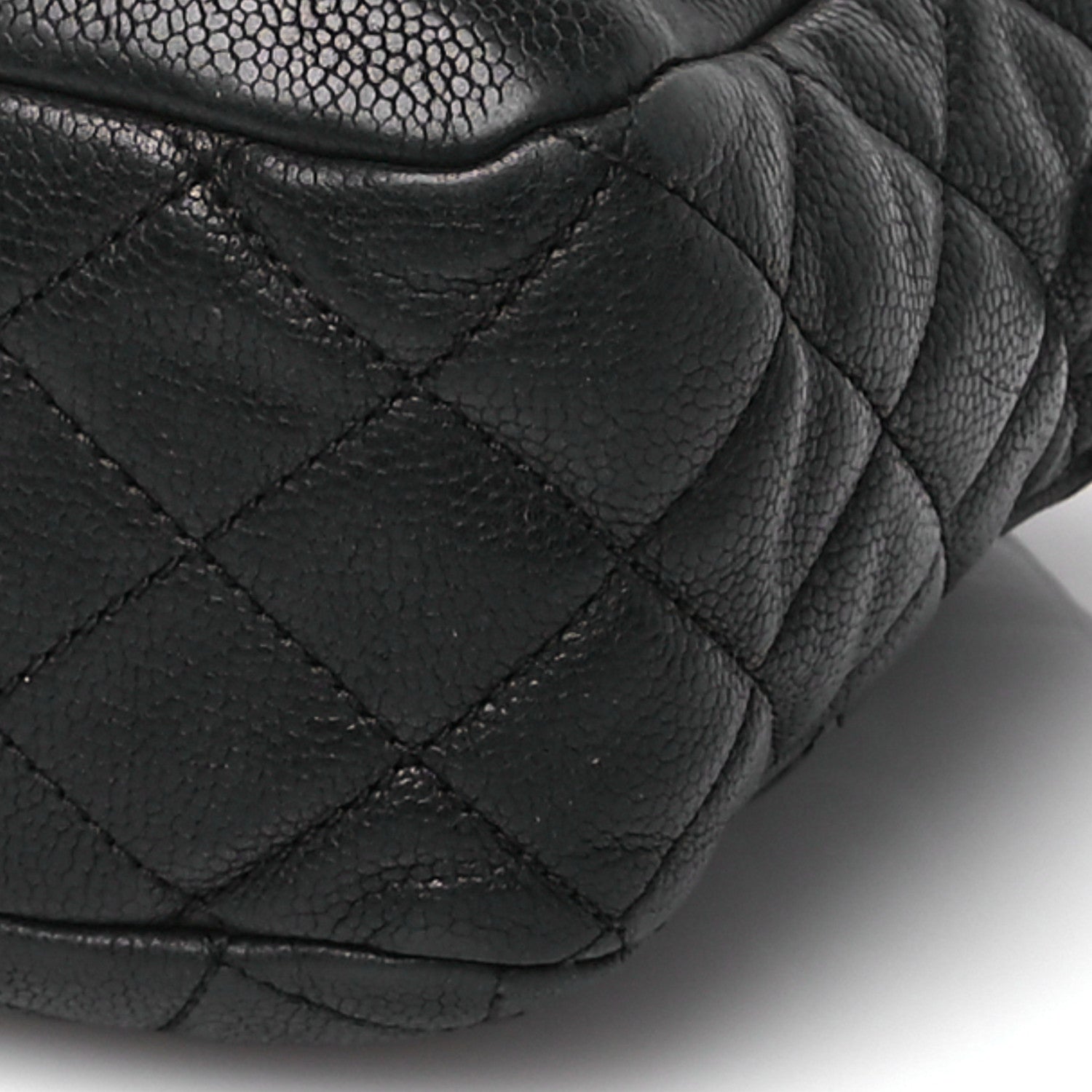 Chanel Caviar Quilted Travel Flap Tote Black 10 of 10