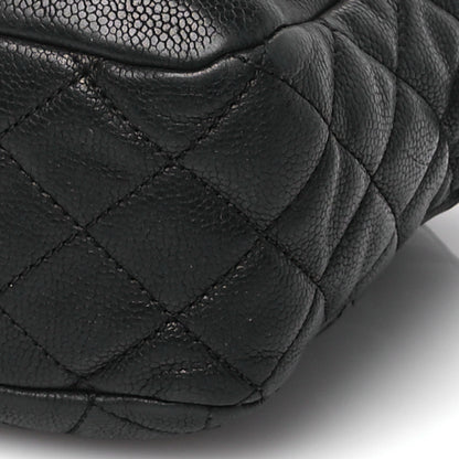 Chanel Caviar Quilted Travel Flap Tote Black 10 of 10