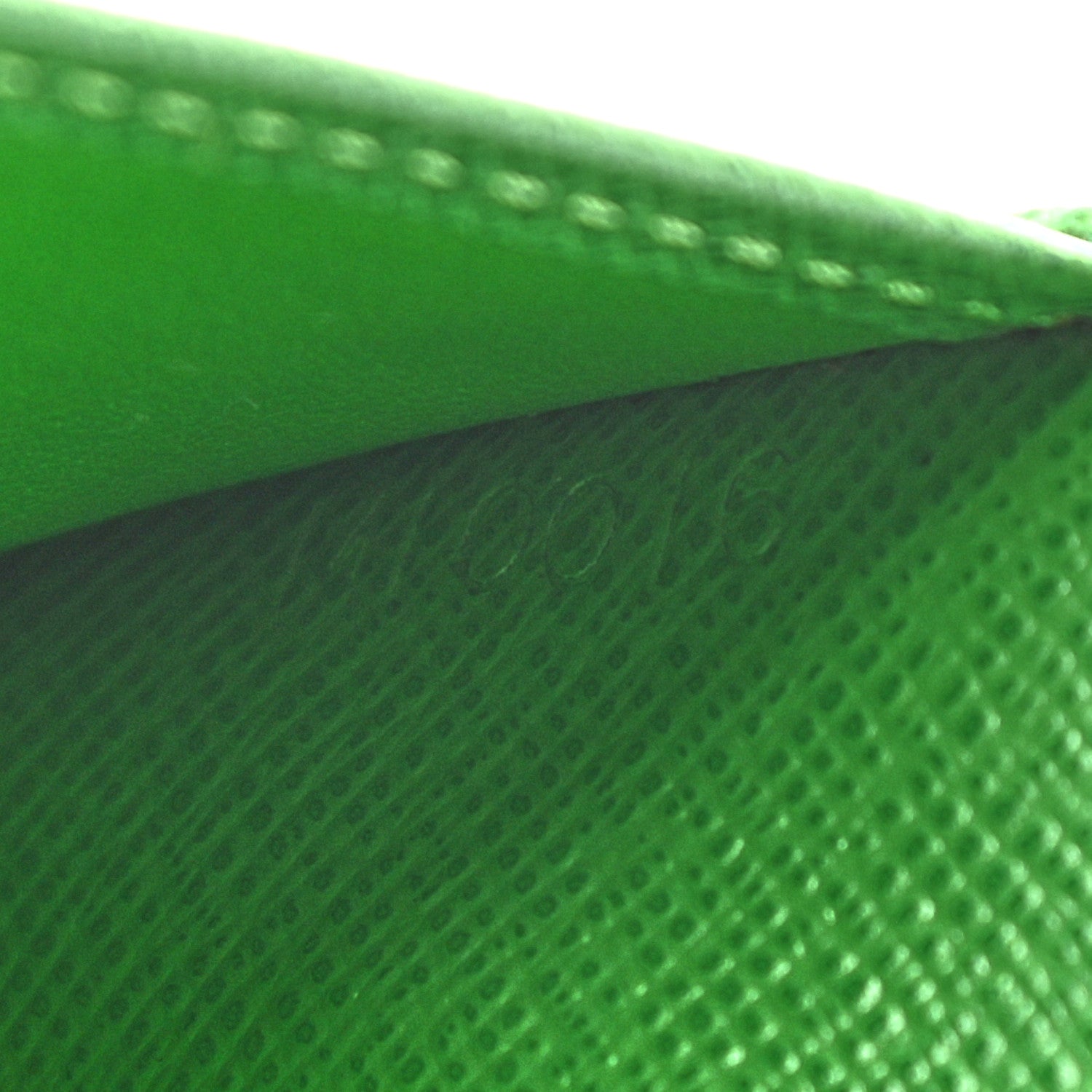 Louis Vuitton Monogram Perforated Compact Zipped Wallet Green 6 of 7