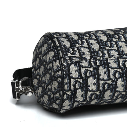 Christian Dior Oblique Roller Messenger Bag Blue 7 of 8