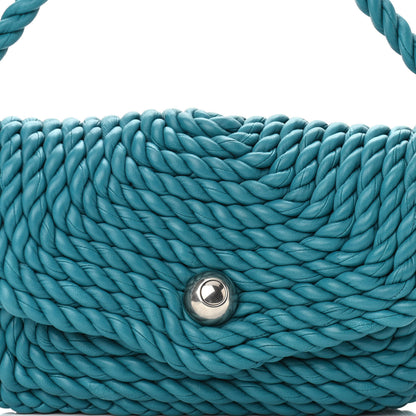Bottega Veneta Lambskin Torchon Tasseled Twisted Shoulder Bag Blaster 8 of 10