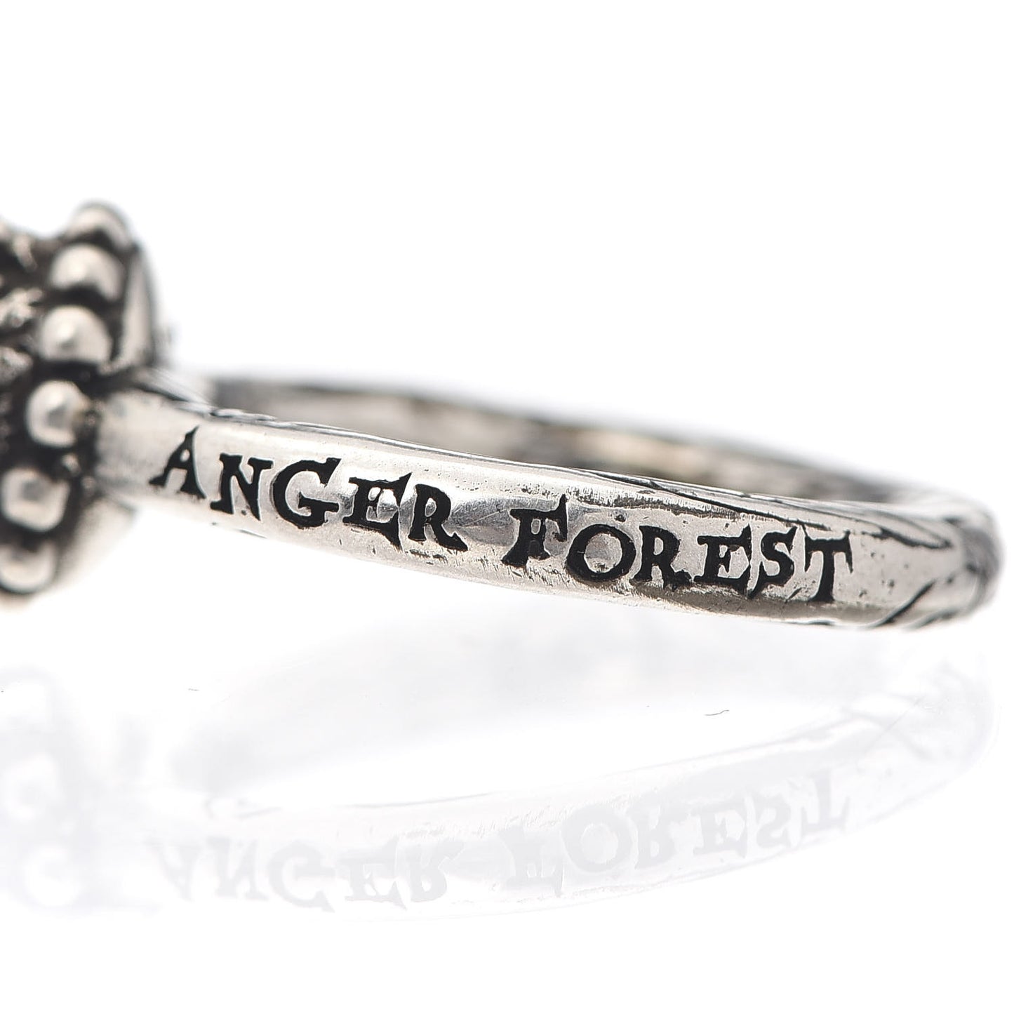 Sterling Silver Anger Forest Eagle Head Ring 53 6.5