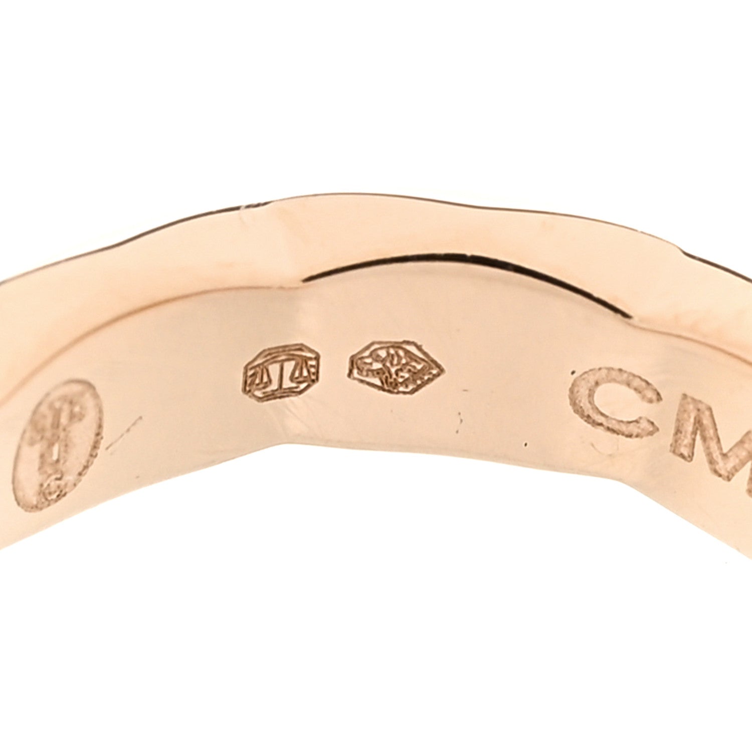 Chanel 18K Beige Gold Coco Crush Single Ear Cuff Earring 3 of 6