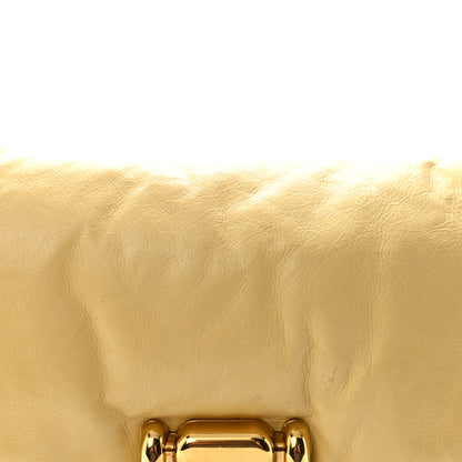 Bottega Veneta Paper Calfskin Puffy Flap Butter Brass 8 of 10